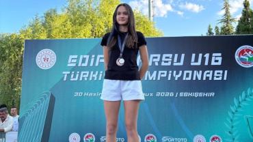 Aydınlı atlet Türkiye ikincisi oldu