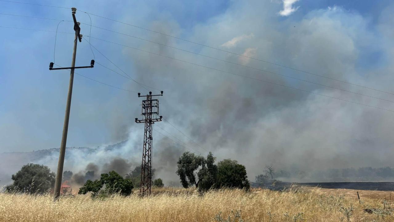 Bozdoğan’daki yangın büyüdü Başkan Özel köylülere Su tankerlerini bölgeye getirmelerini istedi