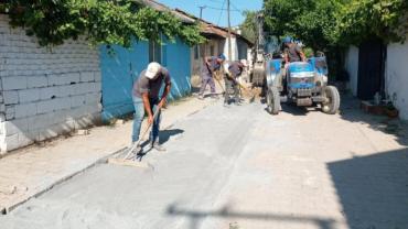 Germencik Belediyesi'nden dört mahallede eş zamanlı çalışma