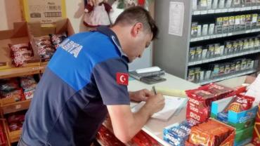 Koçarlı'da marketlere sıkı zabıta denetimi
