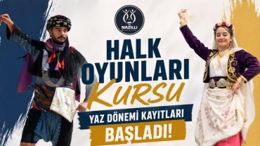 Nazilli Belediyesi halk oyunları yaz dönemi kursları başlıyor