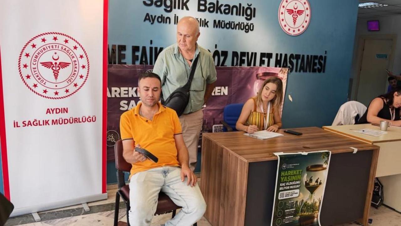 Söke'de vatandaşların hareket yaşı ölçüldü
