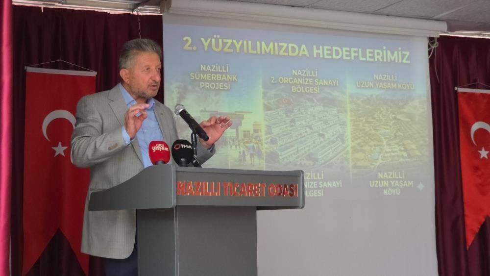 Başkan Arslan, Buharkent'te oda üyeleri ile buluştu